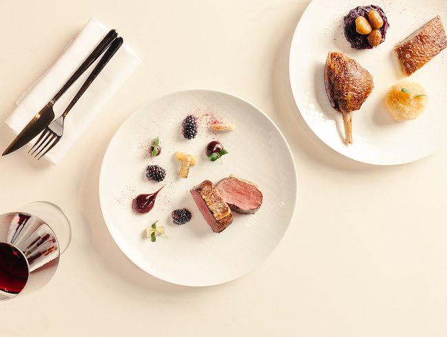 festive dish at POTS