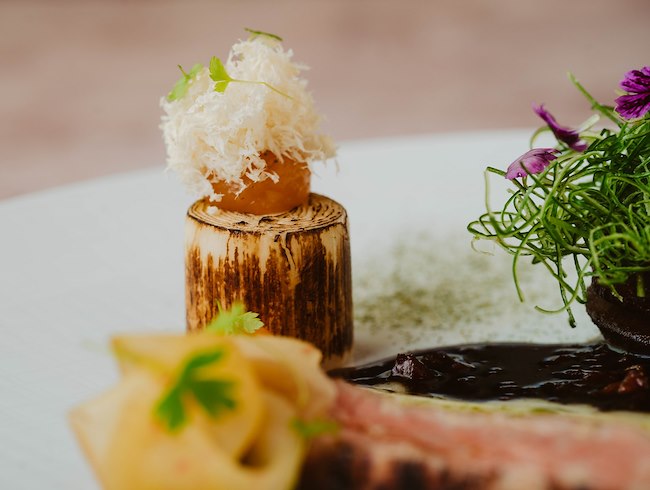 Veal Dish with Apple and Horseradish